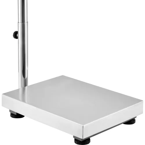 Global Industrial NTEP Mobile Bench Scale w/ Backrail, LED Display, 1,000 lb x 0.2 lb 412666