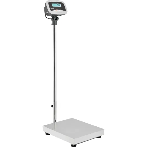 660 lbs Platform Scale 16x20 Flat Bed with Price Cost Calculator, Floor Heavy Duty Folding Scale, Stainless Steel High-Definition LCD Display Fixtured 15306NEW