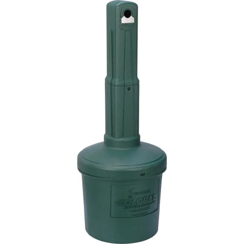 cigarette ashtray outdoor Outdoor Ashtray, 5 Gallon, Green Global Industrial