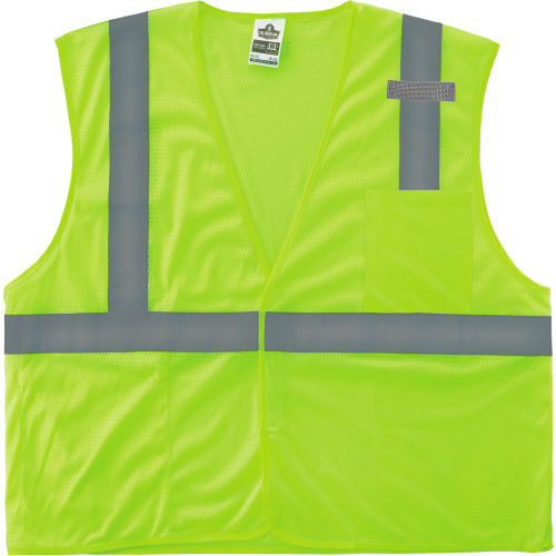 Ergodyne GloWear 8210HLS Mesh HiVis Safety Vest, Class 2, Economy