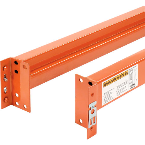Pallet Rack Beam 48Lx3-5/16H Notched 6590 Lb Cap/Pr (2 pcs)
