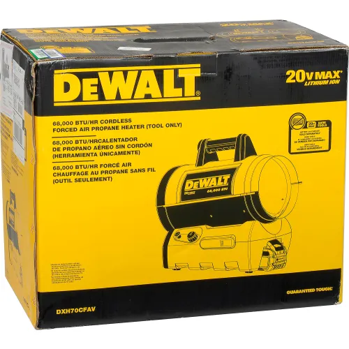 DeWALT® Forced Air Propane Heater, 68000 BTU