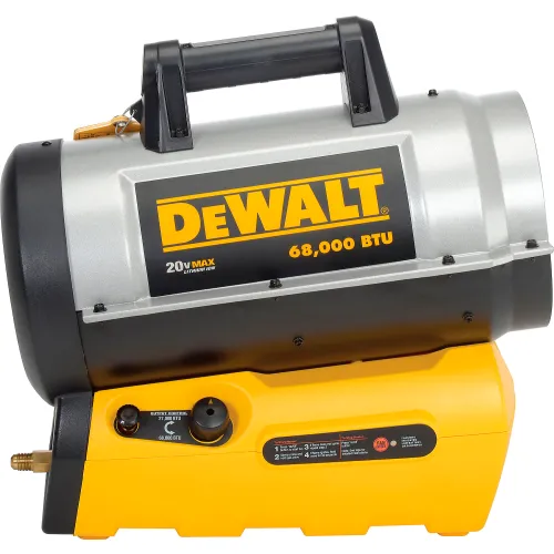 DeWALT® Forced Air Propane Heater, 68000 BTU