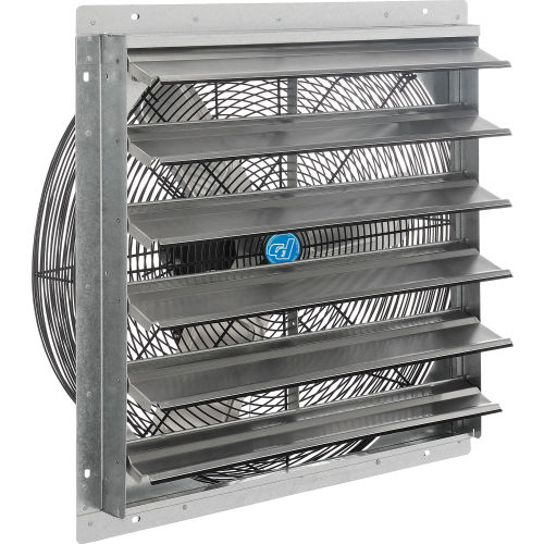 Exhaust Ventilation Fan With Shutter 24" Single Speed With Hardware