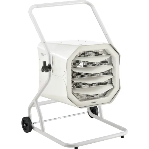 Global Industrial® Portable Horizontal Heater with Built-In Thermostat,  240V, 3 Phase, 10000W