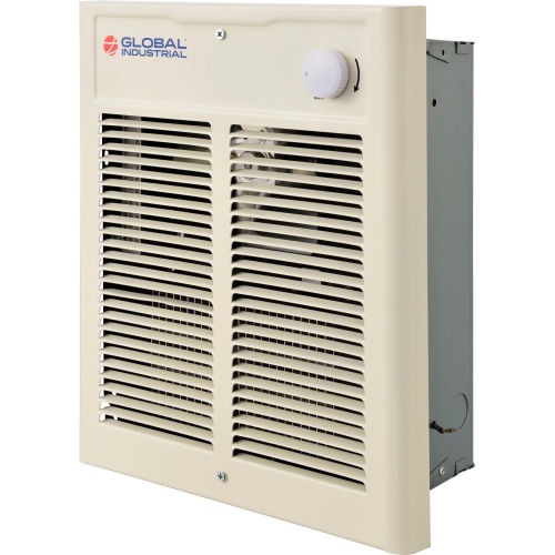 Global Industrial Fan Forced Wall Heater - Shaded Pole Motor - 1500W - 120V