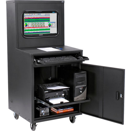 LCD Industrial Computer Cabinet - Black
																			