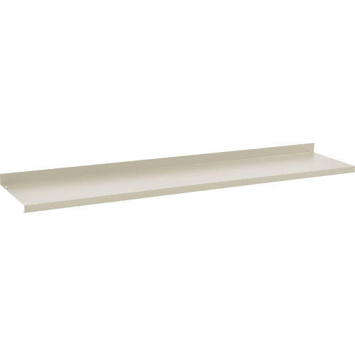 Global Industrial™ Cantilever Upper Steel Shelf For Bench Uprights - 60"W x 12"D - Tan