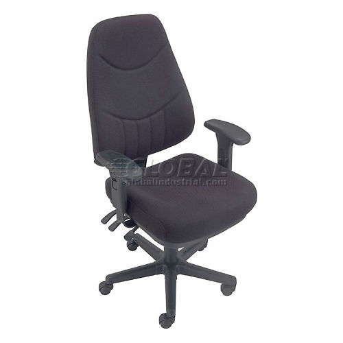 rapidline executive operator chair ergonomic black