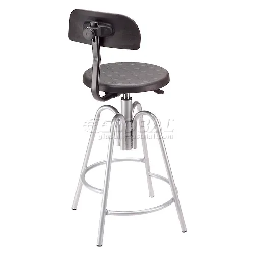 Workbench stool 2024 with backrest