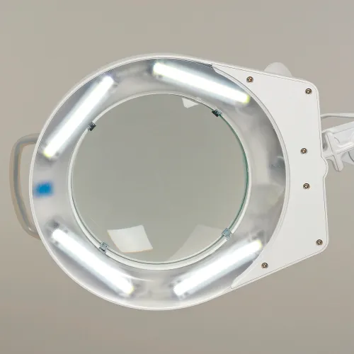 3 Diopter Desktop LED Magnifier Lamp, White