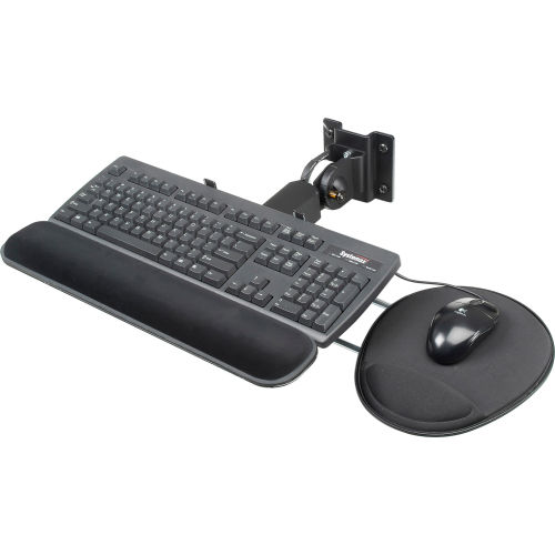 Global Industrial™ FlipUp Keyboard & Mouse Tray For Orbit Workstation