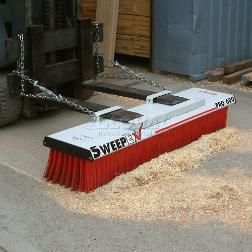 Forklift Brooms, Forklift Mounted Sweepers, Fork Lift Broom Attachments and Forklift Brush