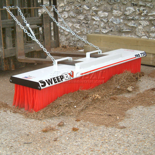 Forklift Brooms, Forklift Mounted Sweepers, Fork Lift Broom Attachments and Forklift Brush