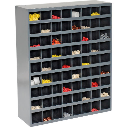 Durham Steel Storage Parts Bin Cabinet 363-95 Open Front - 72