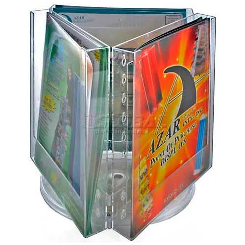 Global Approved 252320 3Pocket Letter Size Brochure Holder On