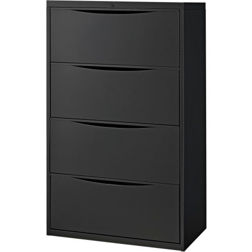 black filing cabinet 4 drawer