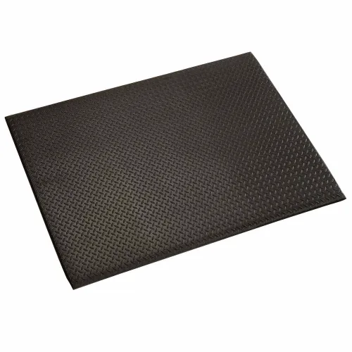 Diamond Soft Foot Black 4 ft. x 6 ft. Commercial Door Mat