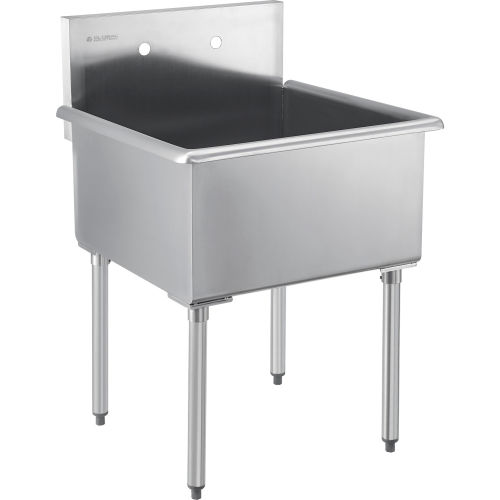 Global Industrial™ Stainless Steel Utility Sink 24x24x14 Deep, Non-NSF
