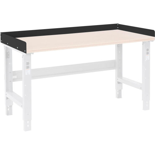 Back And End Stops - 60inW X 30inD - Black