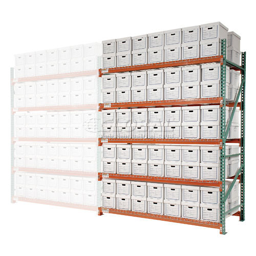 Record Storage Rack Add-On Letter Legal 120"W x 42"D x 120"H