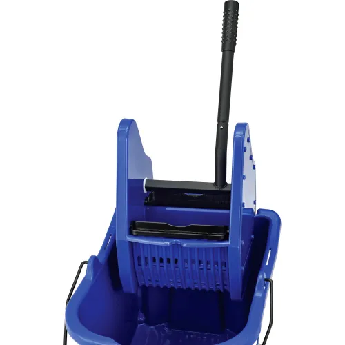Plastic Blue And Mopping Bucket With Mop Press at best price in Bhiwadi