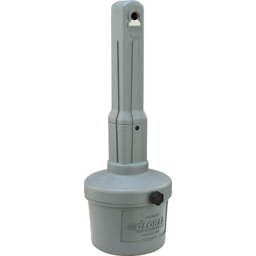 Black Outdoor Ashtray - 1 Gallon