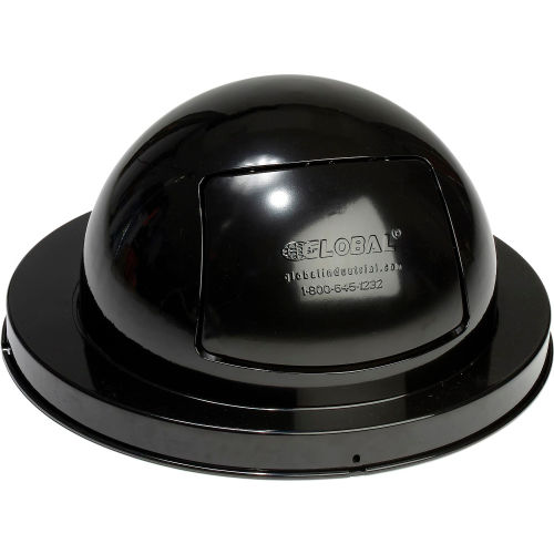 Global™ Steel Dome Top Lid - Black