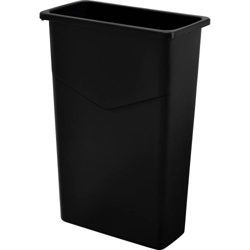 Global™ 23 Gallon Slim Trash Container - Black