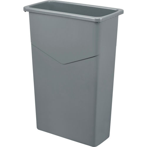 Global™ 23 Gallon Slim Trash Container - Gray