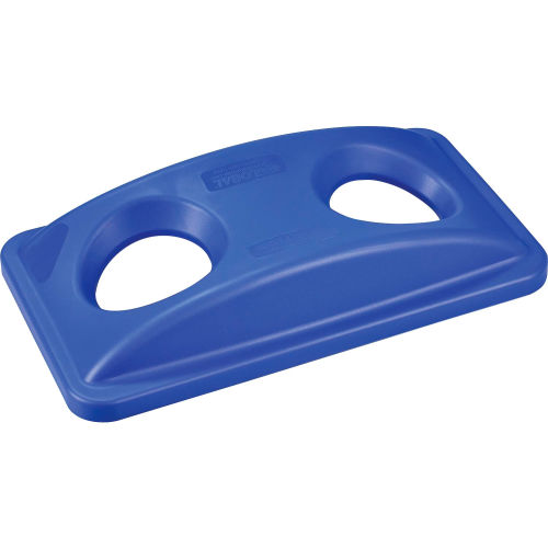 Global™ Bottles & Cans Recycling Lid - Blue