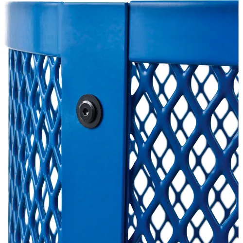 Global Industrial™ Outdoor Steel Diamond Trash Can With Dome Lid