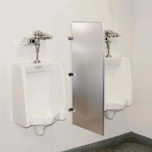 Global™ Bathroom Stainless Steel Urinal Screen 18 x 42