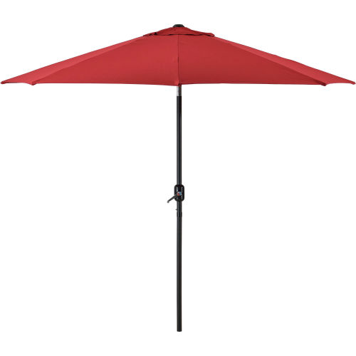 Outdoor Umbrella -Tilt Mechanism - Olefin - 8-1/2ft Red