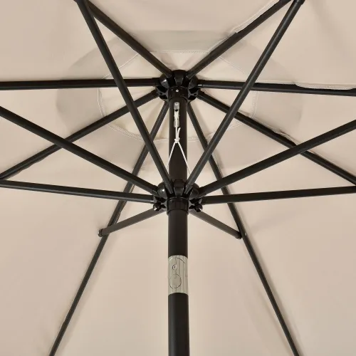 Fishing Poles Sun Umbrella On Konyaalti Stock Photo 1917680513