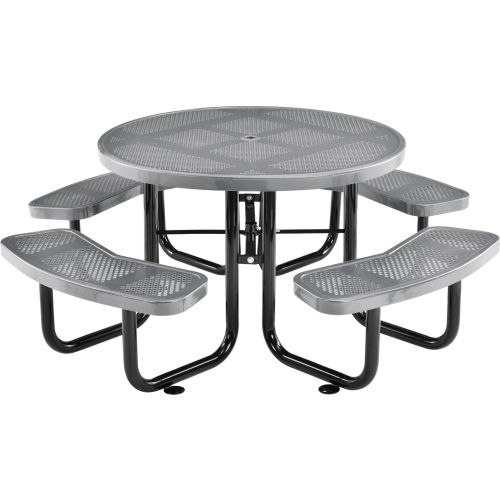 global industrial metal picnic table