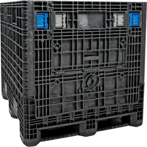 Collapsible 48”x64”x33 (28” Useable) Bulk Black Container – Used - Welter  Storage