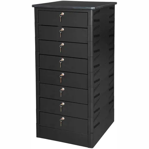 Datum TekStak™ Laptop Storage Locker with Laminate Top, 8 Bays, Key ...