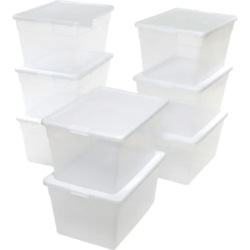 Plastic Storage Container - 23 x 16 x 12, 56 Quarts S-18824 - Uline