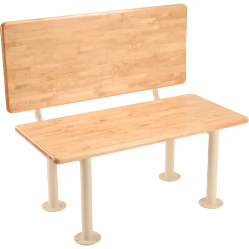 dressing room bench Global Industrial™ ADA Locker Bench, Hardwood, 42