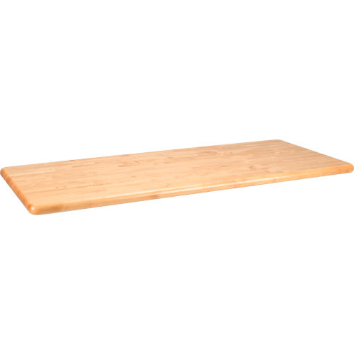 Global Industrial™ ADA Locker Room Hardwood Bench Top, 48W x 20D x 1-1/4Thick