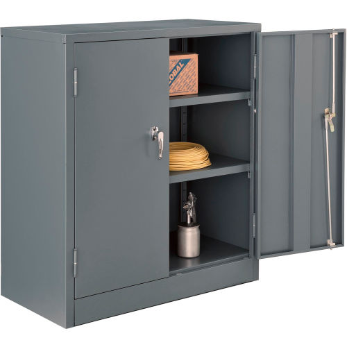 Paramount Counter Height Cabinet Easy Assembly 36x18x42 Gray