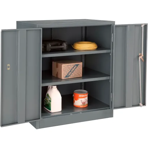 Under Counter Storage Cabinet - 36 x 24 x 36, Assembled, Gray
