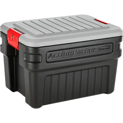 Rubbermaid® ActionPacker™ Lockable Storage Box 24 Gallon 26-1/8 x 18-1/2 x  17 - Pkg Qty 4