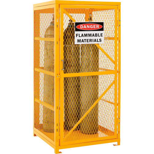 Cylinder Storage Cabinet Single Door Vertical, 9 Cylinder Capacity (IMPORT)