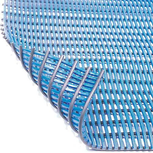 Notrax Safety Grid Drainage Mat 1/2 Thick 3' x Up to 40' Blue