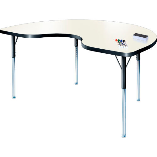 dry erase kidney table