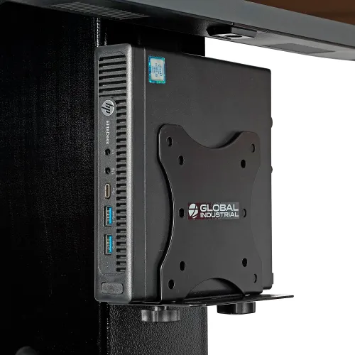 Global Industrial™ Slim CPU/PC Monitor Mount Bracket for Orbit Computer ...