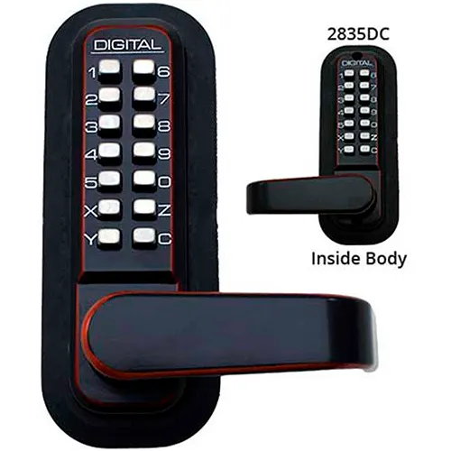 Lockey Digital Door Lock 2835 Lever Handle with Double Combination, Oil