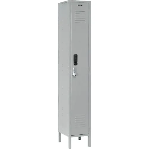 Global Industrial™ Z-Style 2-Tier 2 Door Digital Wood Locker, 12